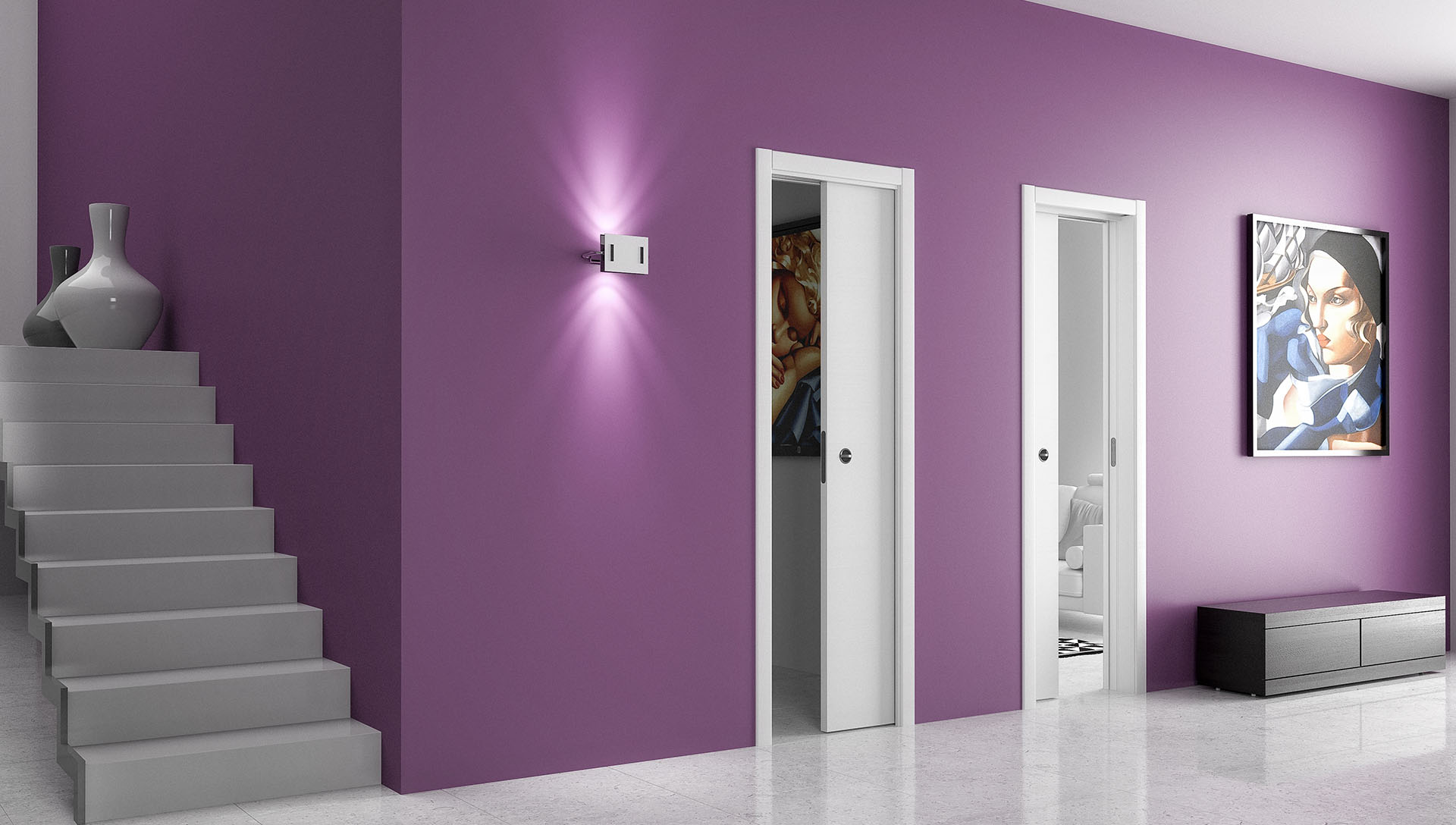 Klizna vrata sa vidljivim štokovima